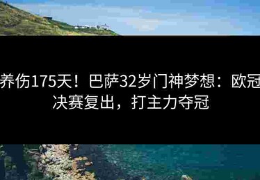 养伤175天!巴萨32岁门神梦想:欧冠决赛复出,打主力夺冠 养伤175天!巴萨32岁门神梦想:欧冠决赛复出,打主力夺冠