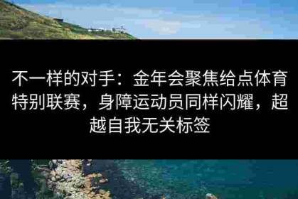 不一样的对手：金年会聚焦给点体育特别联赛，身障运动员同样闪耀，超越自我无关标签